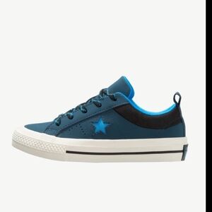 Converse Little Kids One Star Blue & Black Casual Shoes